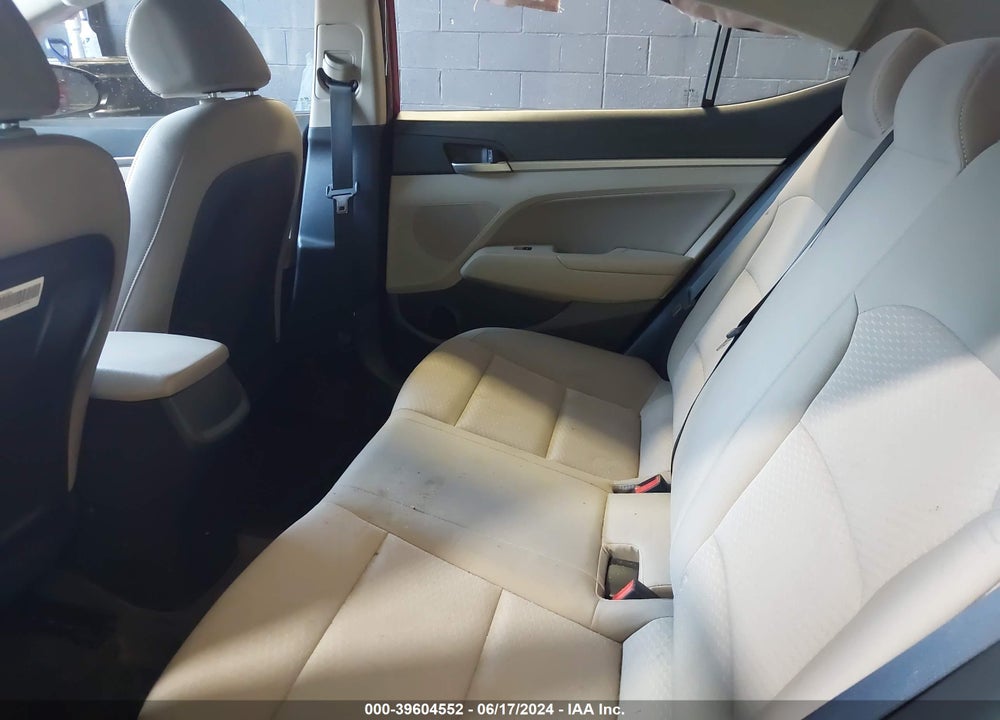 2020 HYUNDAI ELANTRA SEL VIN: KMHD84LF6LU075022