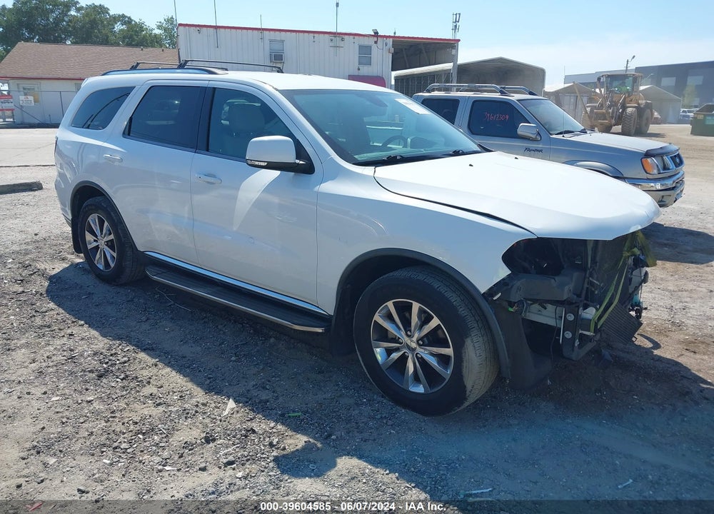 2016 DODGE DURANGO LIMITED VIN: 1C4RDHDG6GC476909