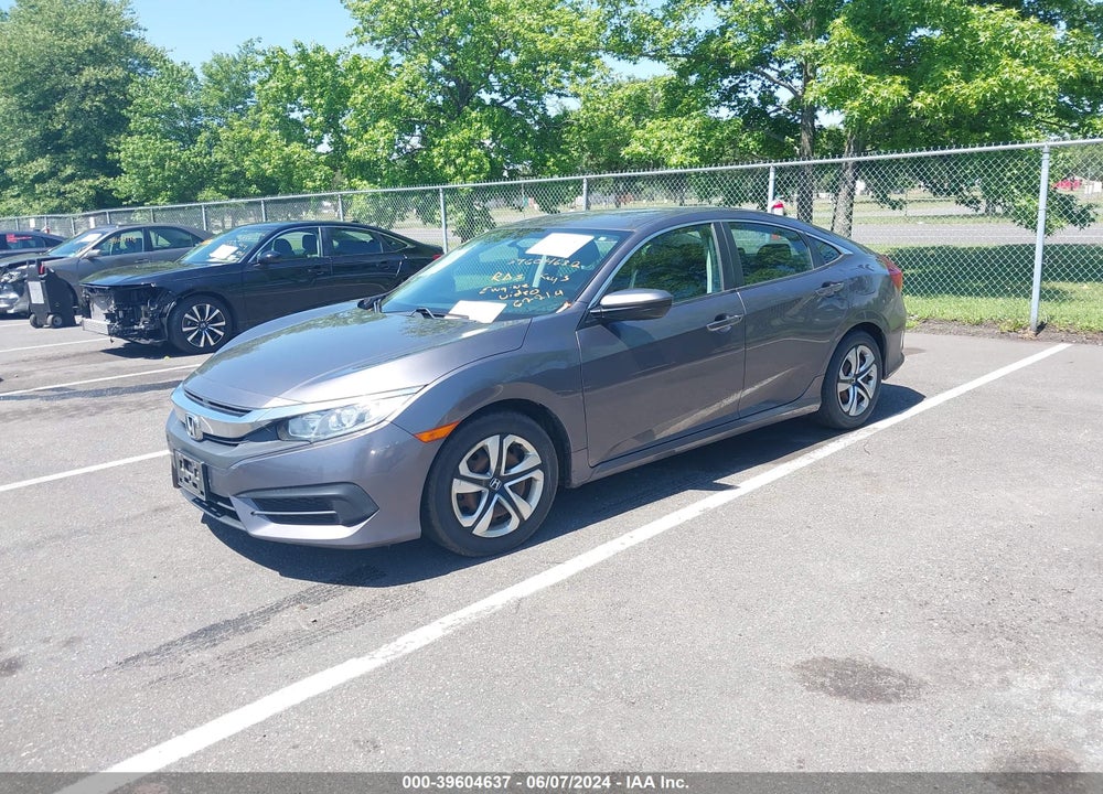 2016 HONDA CIVIC LX VIN: 19XFC2F50GE235452