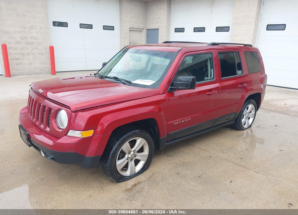 2014 JEEP PATRIOT LATITUDE VIN: 1C4NJPFA9ED513517
