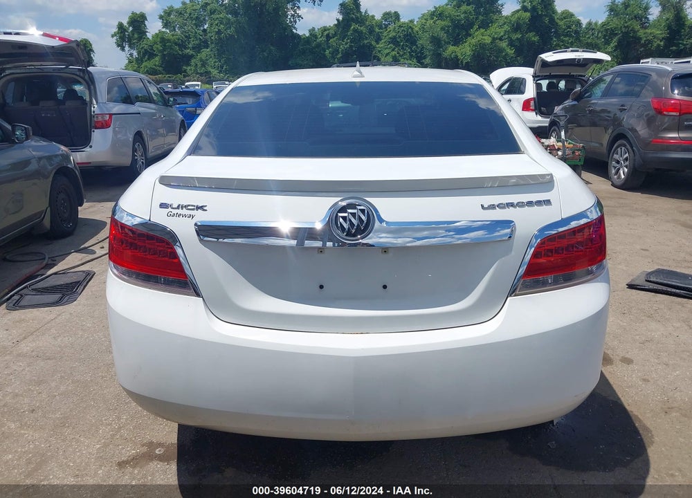 2012 BUICK LACROSSE LEATHER GROUP VIN: 1G4GC5ER4CF196368