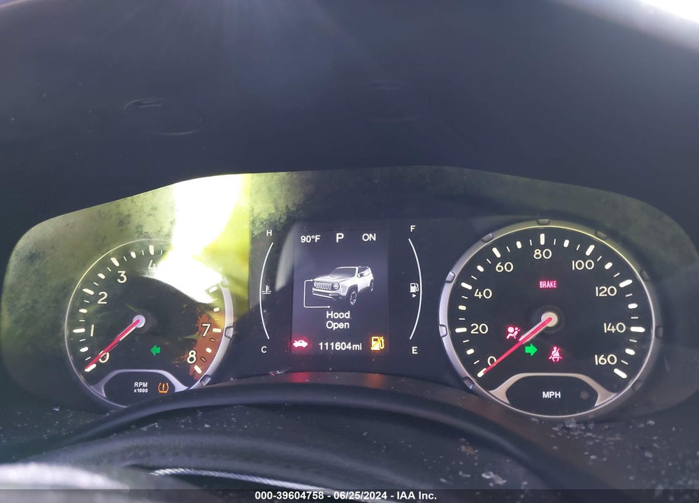 2017 JEEP RENEGADE LATITUDE FWD VIN: ZACCJABBXHPF89336