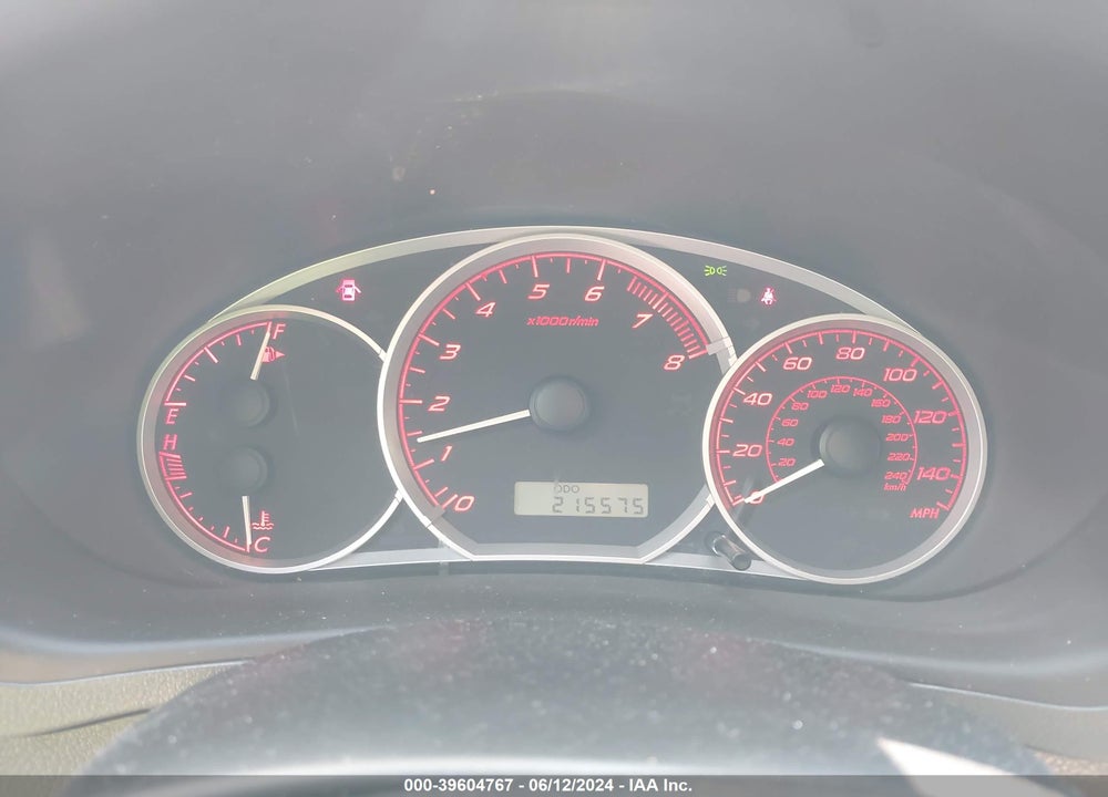 2008 SUBARU IMPREZA WRX VIN: JF1GE74618G509045