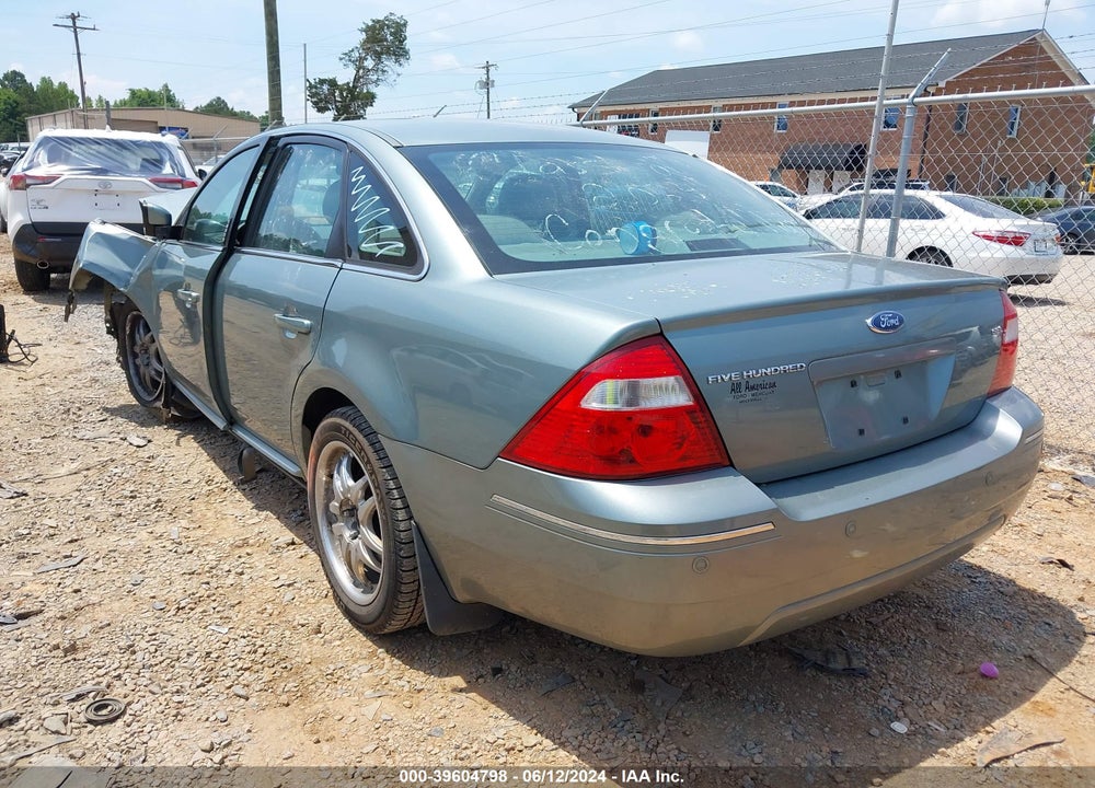 2006 FORD FIVE HUNDRED SEL VIN: 1FAFP241X6G184292