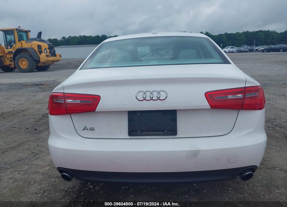 2014 AUDI A6 2.0T PREMIUM VIN: WAUFFAFC1EN149590
