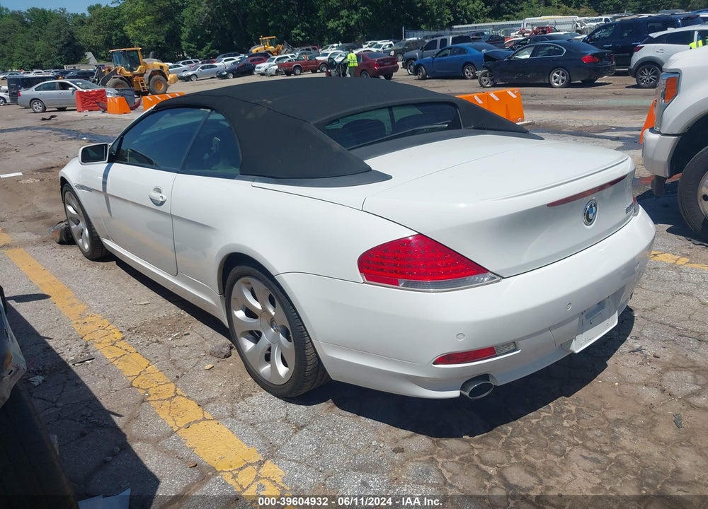 2006 BMW 650I VIN: WBAEK13456CN79012