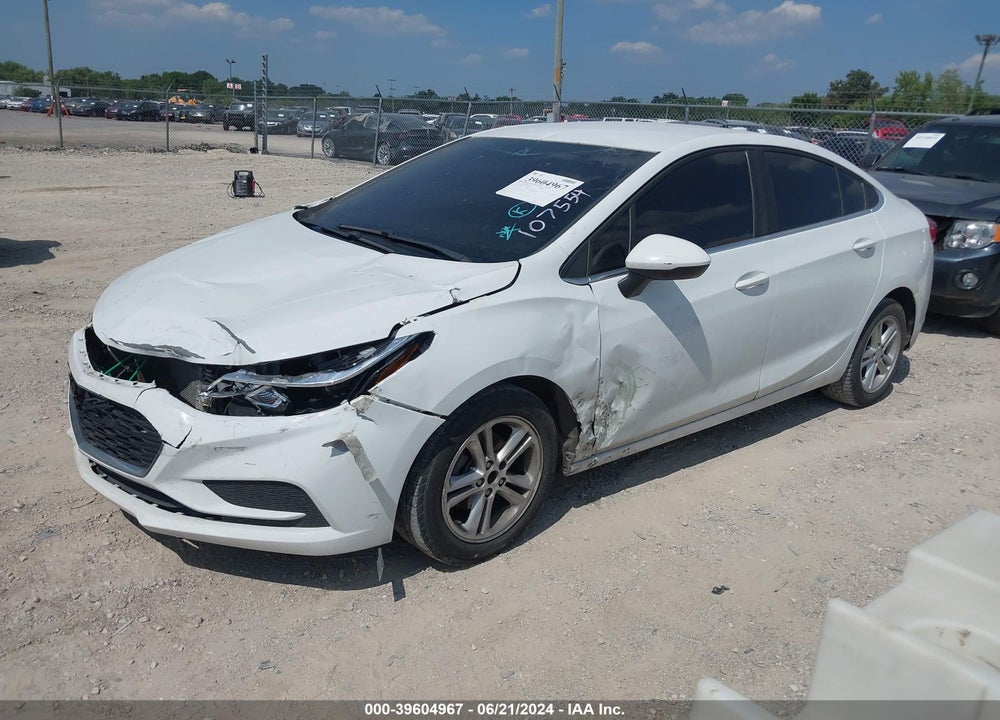 2017 CHEVROLET CRUZE LT AUTO VIN: 1G1BE5SM2H7107554