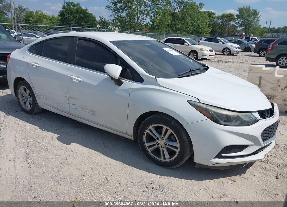 2017 CHEVROLET CRUZE LT AUTO VIN: 1G1BE5SM2H7107554