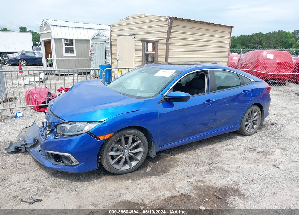 2019 HONDA CIVIC EX VIN: 19XFC1F3XKE013115