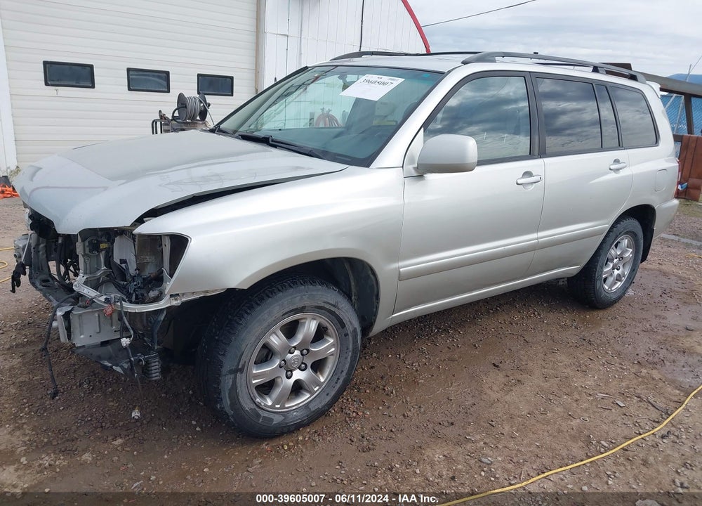 2005 TOYOTA HIGHLANDER V6 VIN: JTEEP21A850080414