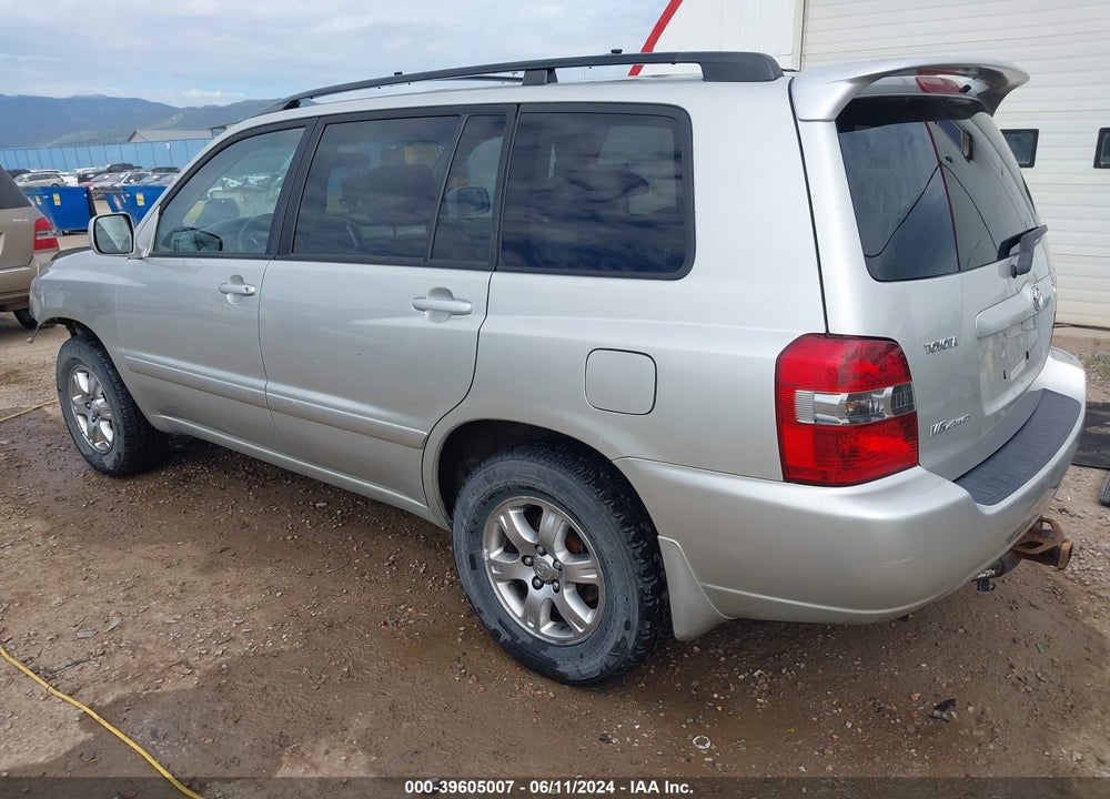 2005 TOYOTA HIGHLANDER V6 VIN: JTEEP21A850080414