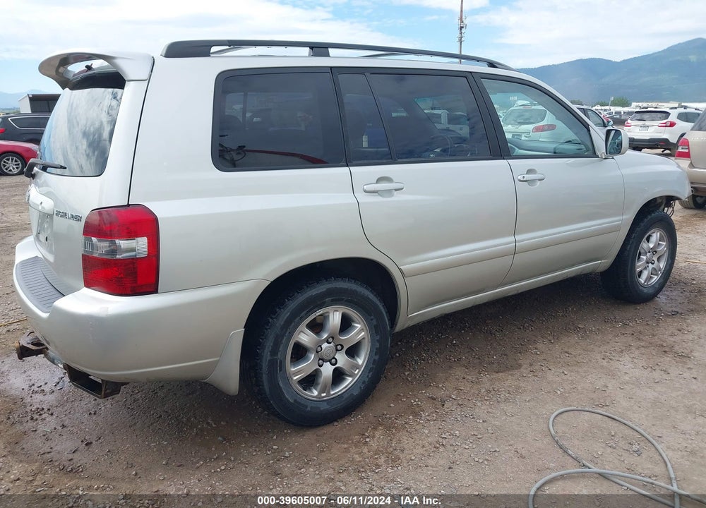2005 TOYOTA HIGHLANDER V6 VIN: JTEEP21A850080414