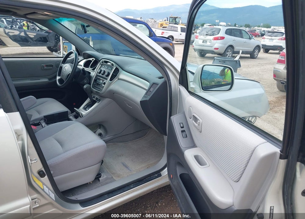 2005 TOYOTA HIGHLANDER V6 VIN: JTEEP21A850080414