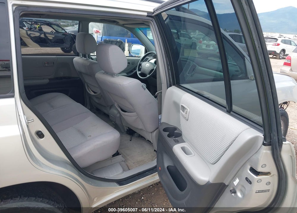 2005 TOYOTA HIGHLANDER V6 VIN: JTEEP21A850080414