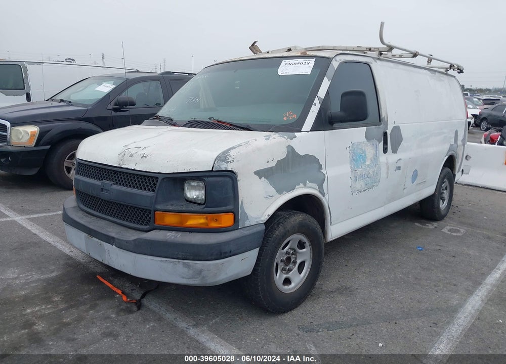 2007 CHEVROLET EXPRESS WORK VAN VIN: 1GCFG15X871109957