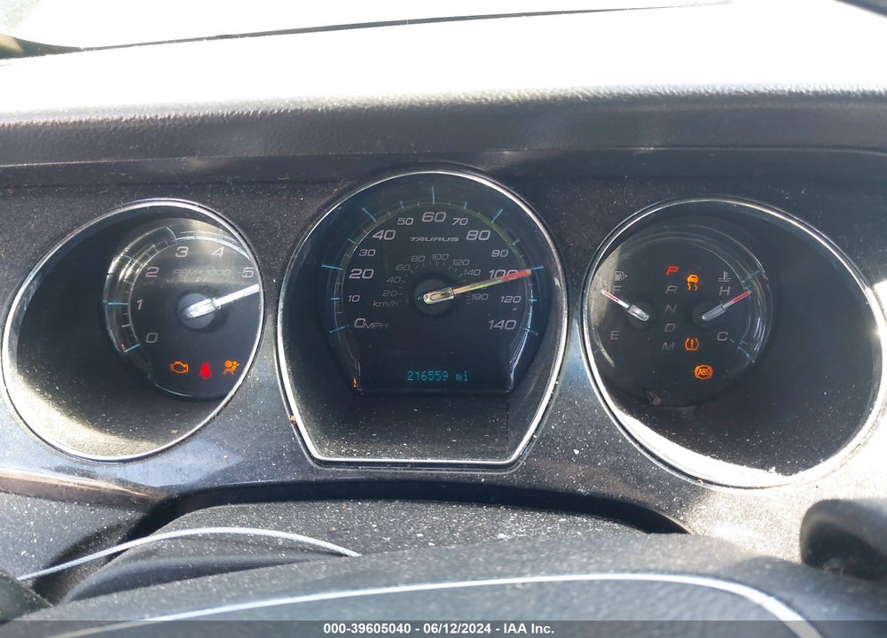 2012 FORD TAURUS LIMITED VIN: 1FAHP2FW6CG101468