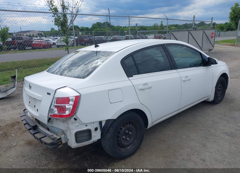 2009 NISSAN SENTRA 2.0 VIN: 3N1AB61E19L660398
