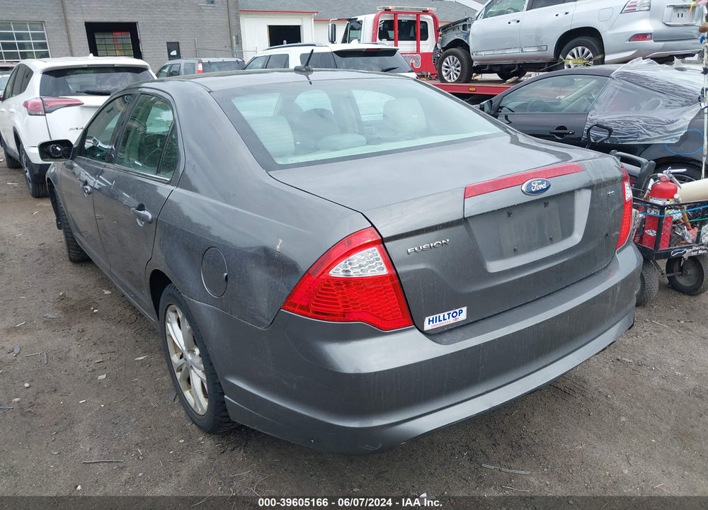 2012 FORD FUSION VIN: 3FAHP0HA8CR133837