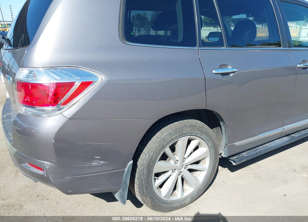 2012 TOYOTA HIGHLANDER HYBRID LIMITED V6 VIN: JTEDC3EH4C2007336
