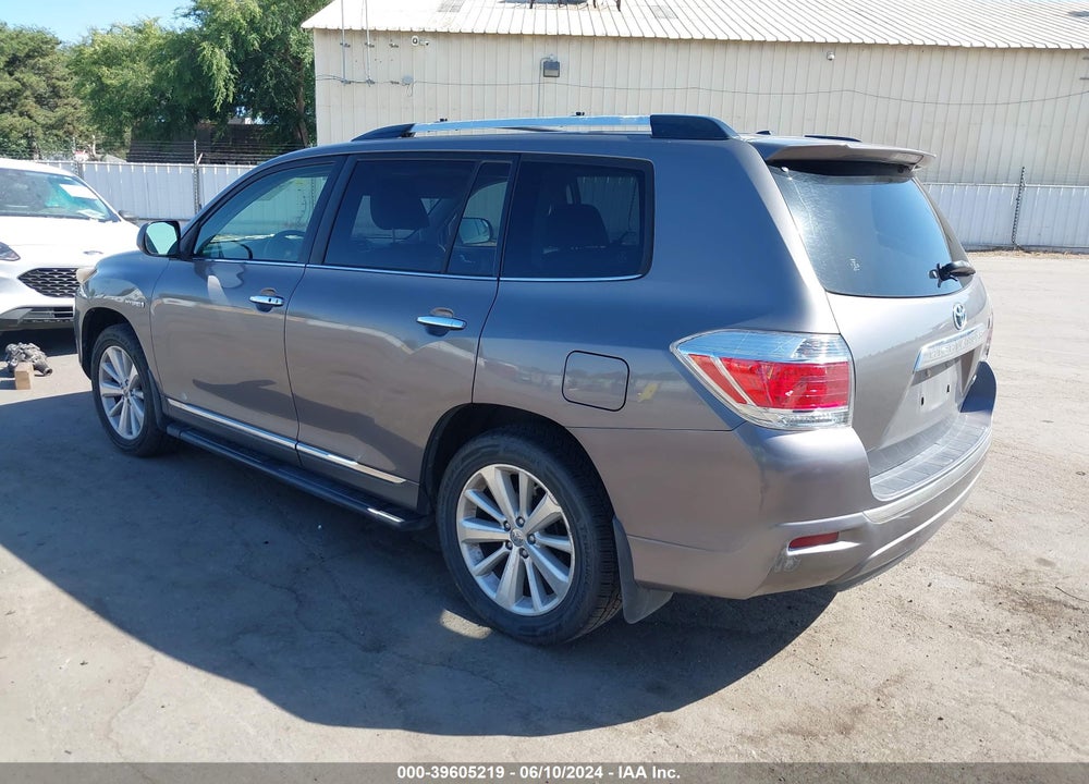 2012 TOYOTA HIGHLANDER HYBRID LIMITED V6 VIN: JTEDC3EH4C2007336