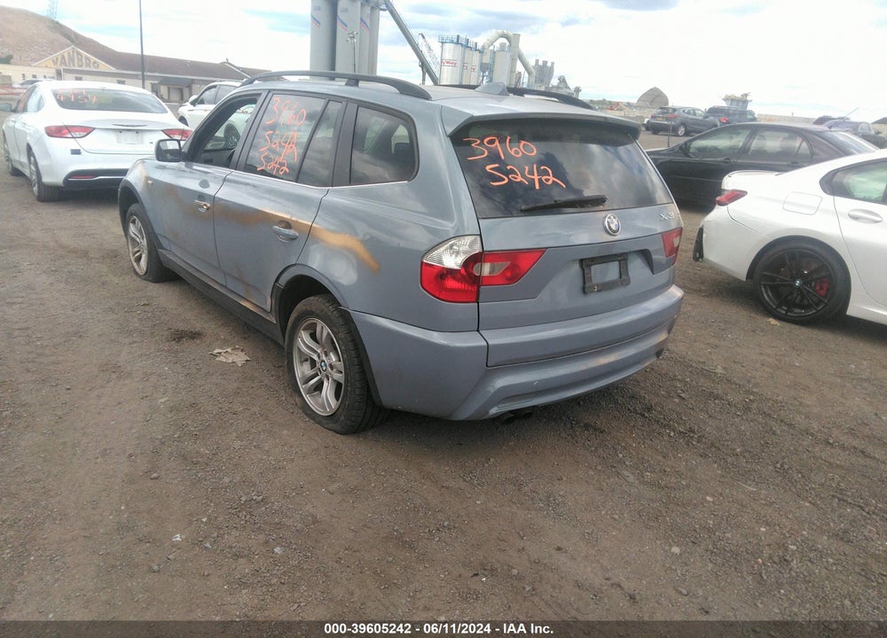 2006 BMW X3 3.0I VIN: WBXPA93496WG88963