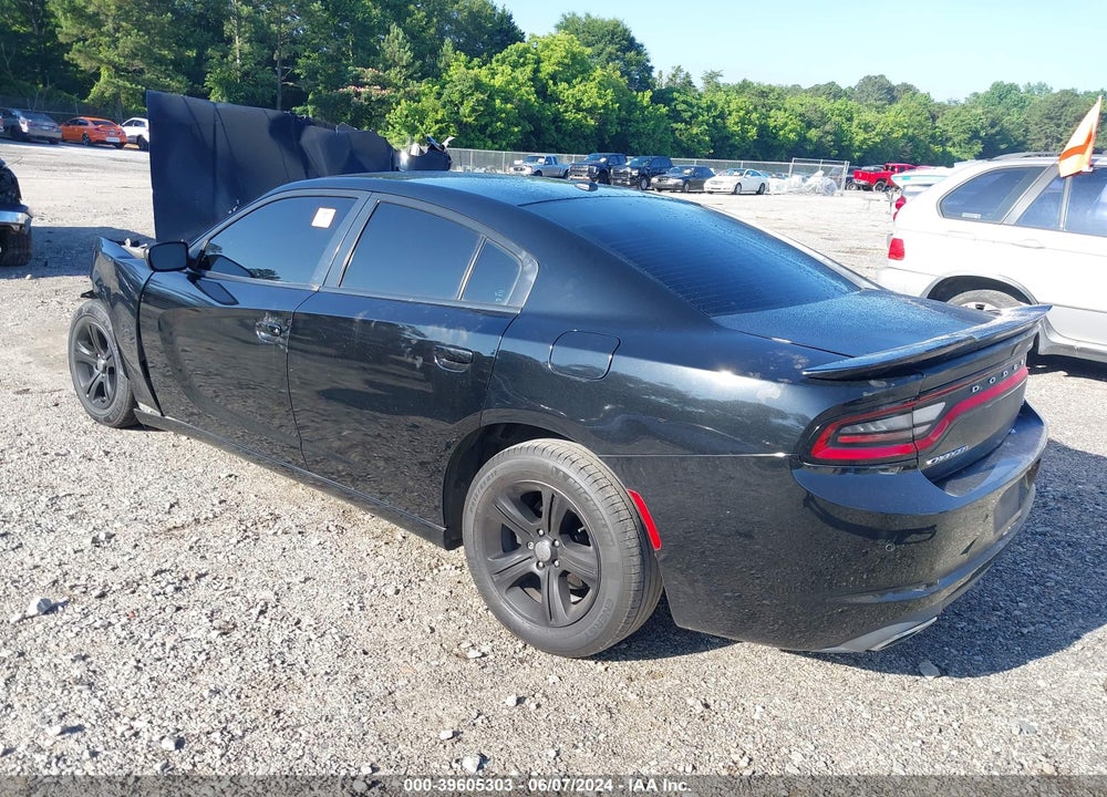2018 DODGE CHARGER SXT RWD VIN: 2C3CDXBG2JH196562