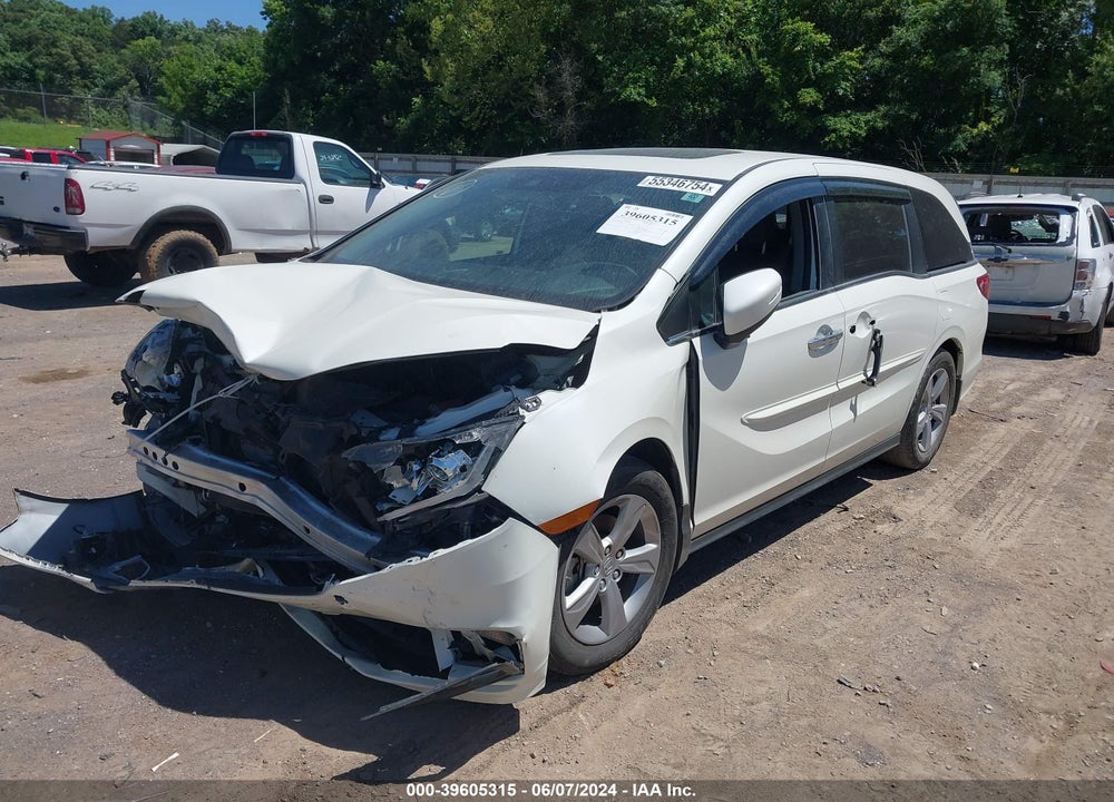 2019 HONDA ODYSSEY EX-L VIN: 5FNRL6H77KB055584
