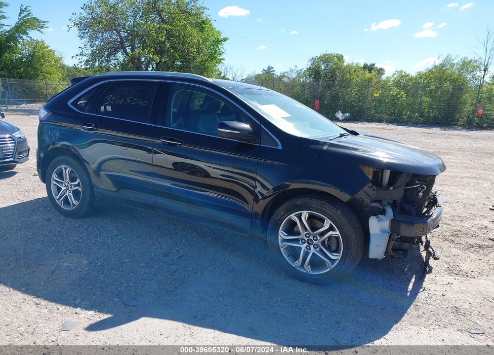 2015 FORD EDGE VIN: 2FMTK4K9XFBB43681