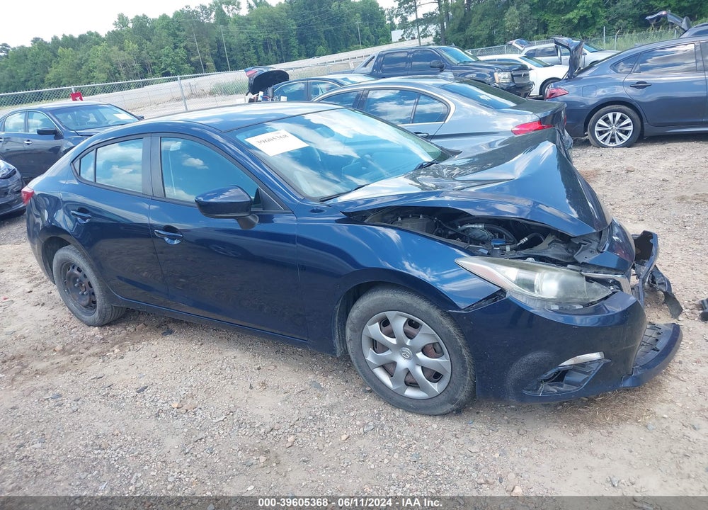2016 MAZDA 3 I SPORT VIN: JM1BM1T72G1329184