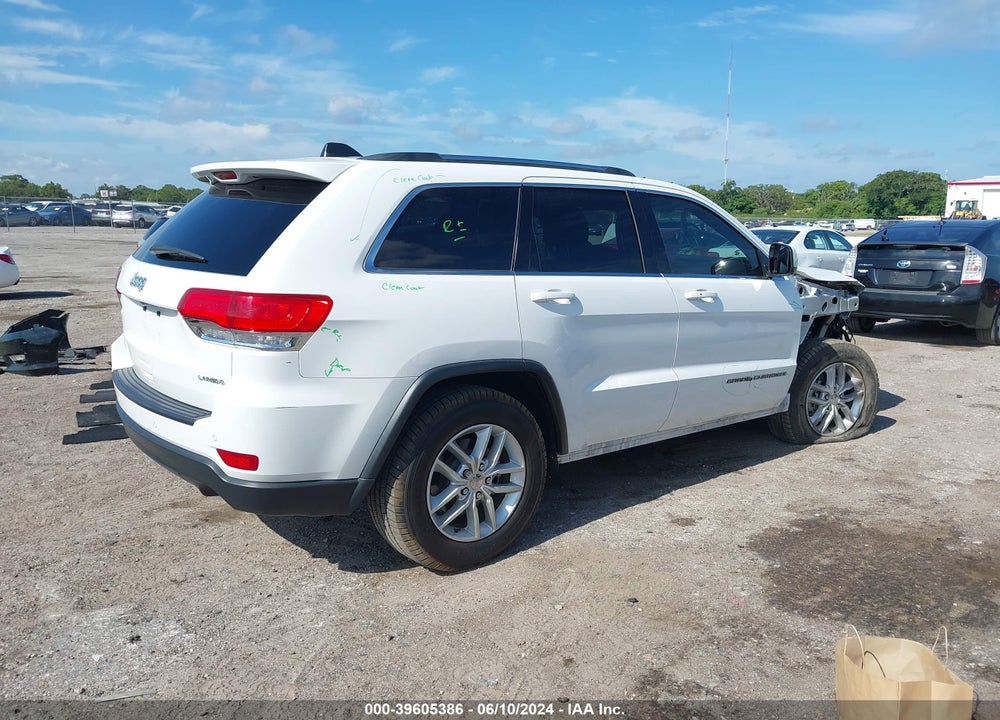 2018 JEEP GRAND CHEROKEE LAREDO E 4X2 VIN: 1C4RJEAGXJC301078
