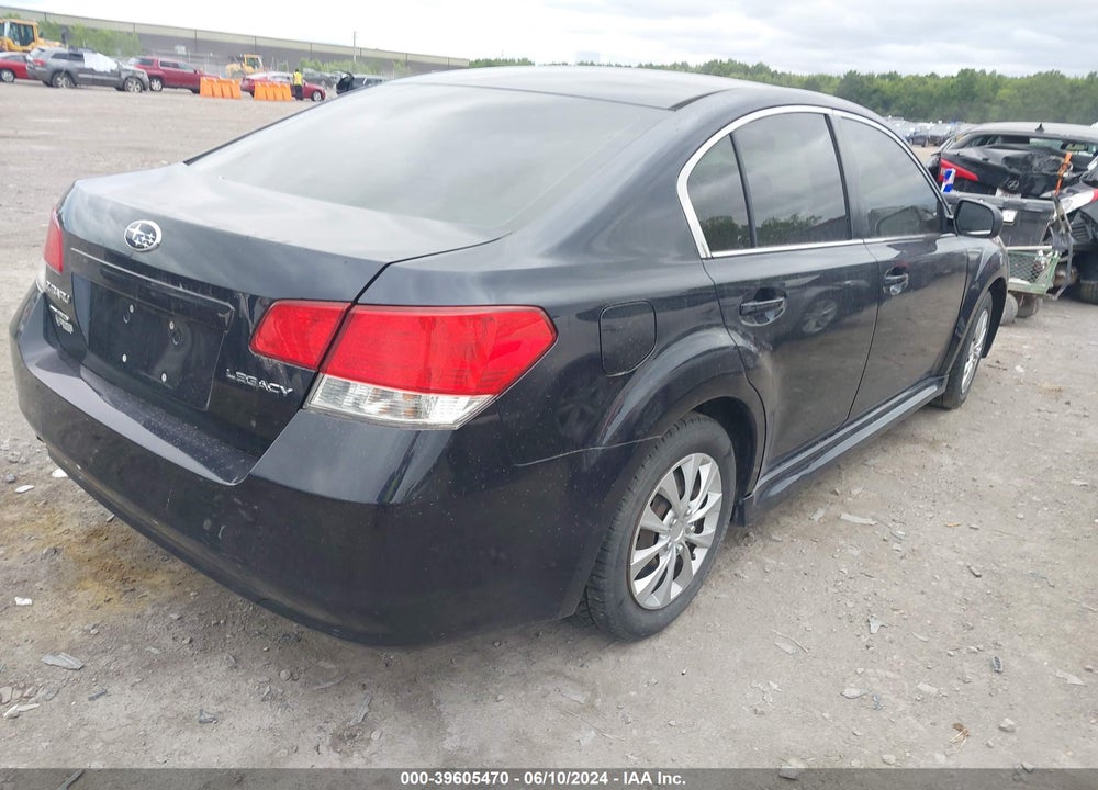 2012 SUBARU LEGACY 2.5I VIN: 4S3BMCA68C3039889