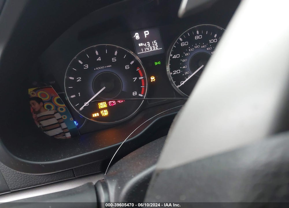2012 SUBARU LEGACY 2.5I VIN: 4S3BMCA68C3039889