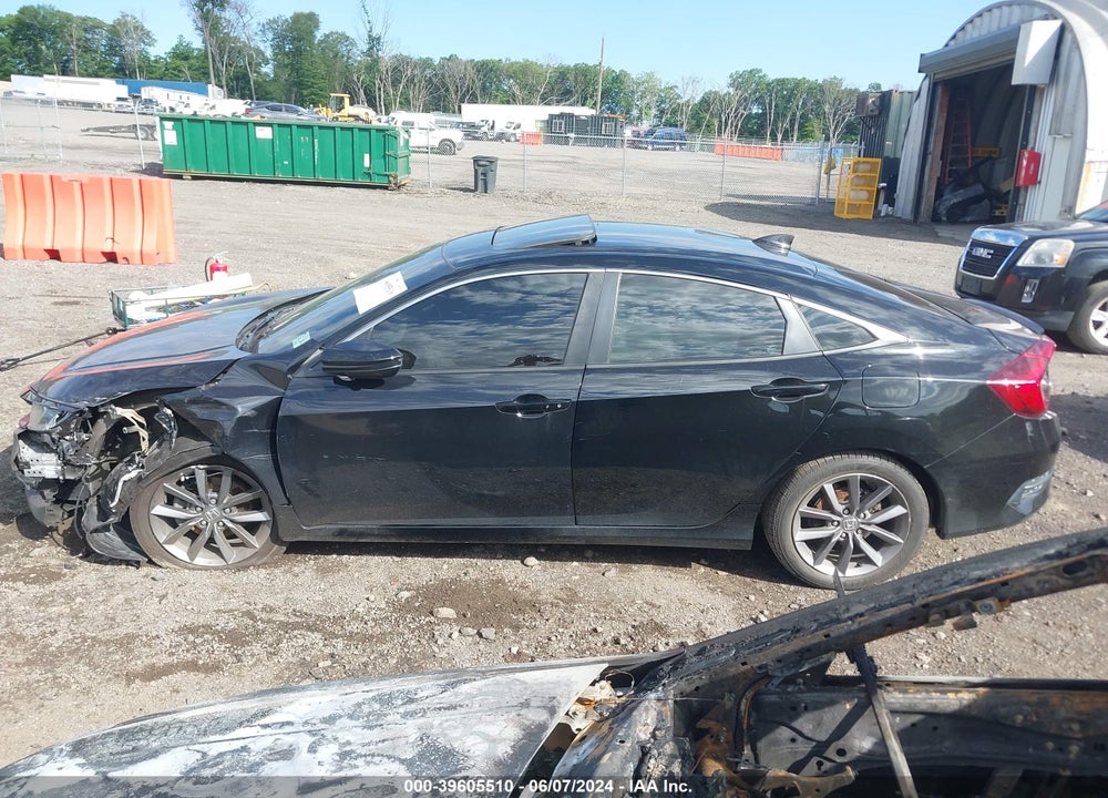 2019 HONDA CIVIC EX VIN: 19XFC1F38KE204256