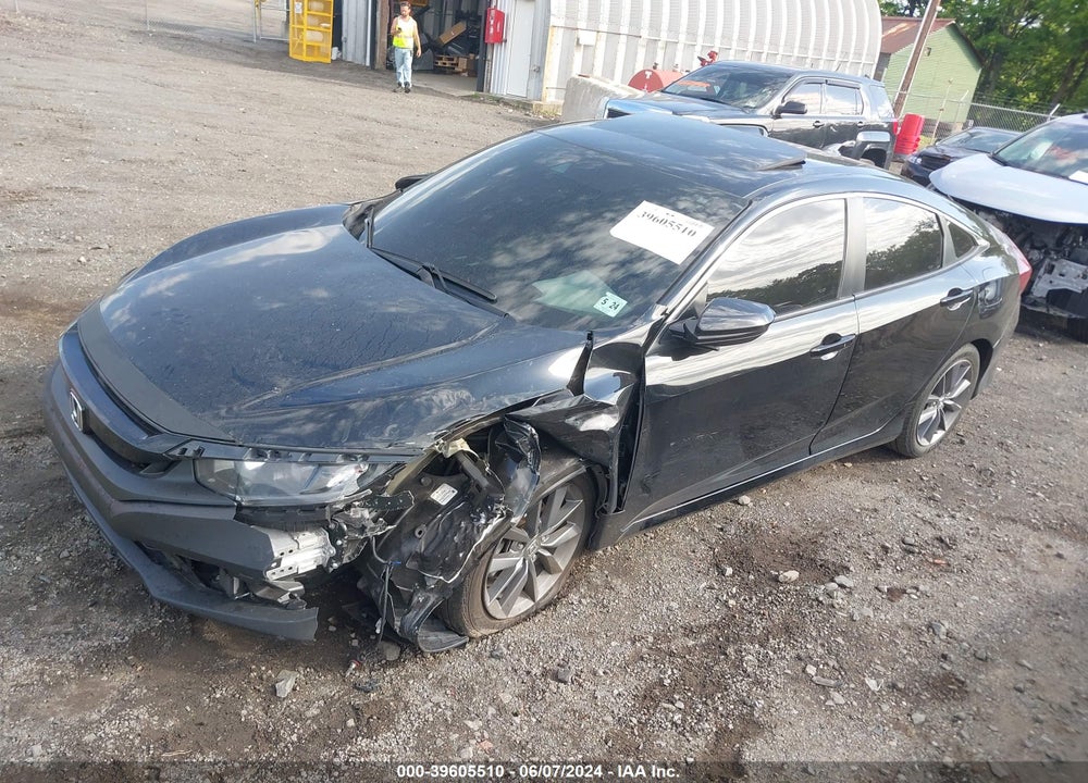 2019 HONDA CIVIC EX VIN: 19XFC1F38KE204256