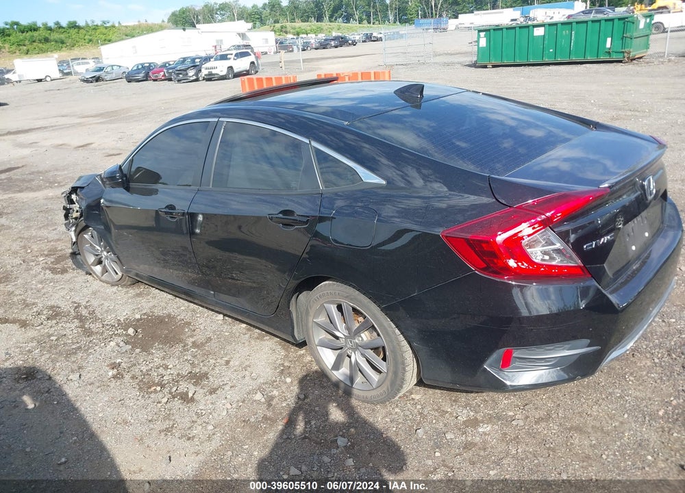 2019 HONDA CIVIC EX VIN: 19XFC1F38KE204256