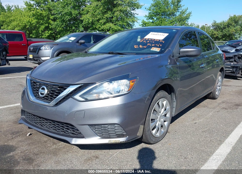 2016 NISSAN SENTRA S VIN: 3N1AB7AP6GY237887
