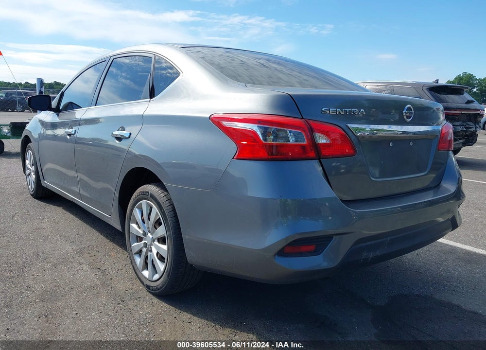 2016 NISSAN SENTRA S VIN: 3N1AB7AP6GY237887