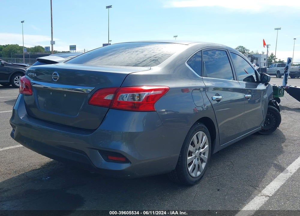 2016 NISSAN SENTRA S VIN: 3N1AB7AP6GY237887