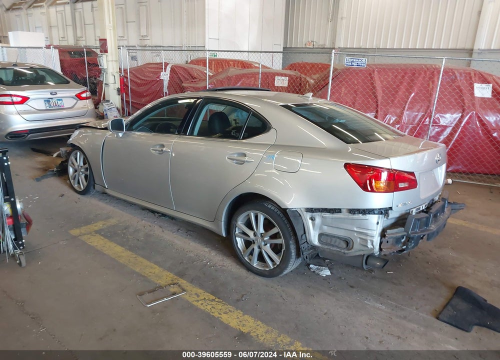 2007 LEXUS IS 250 VIN: JTHBK262072039269