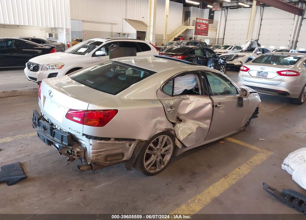 2007 LEXUS IS 250 VIN: JTHBK262072039269