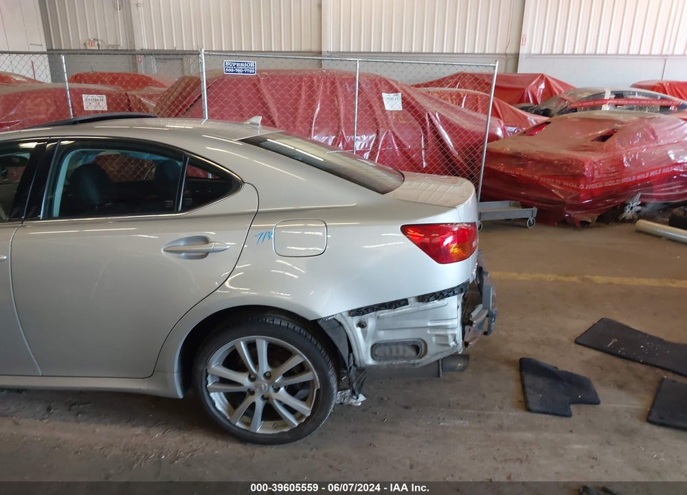 2007 LEXUS IS 250 VIN: JTHBK262072039269