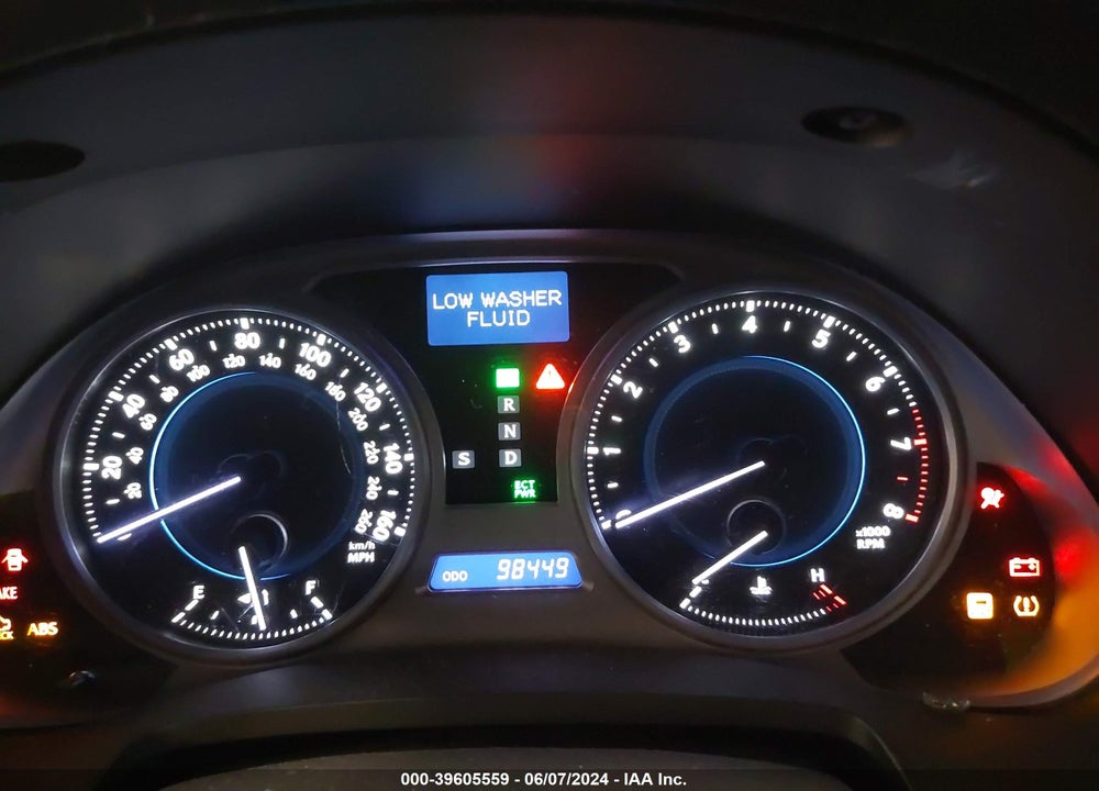 2007 LEXUS IS 250 VIN: JTHBK262072039269