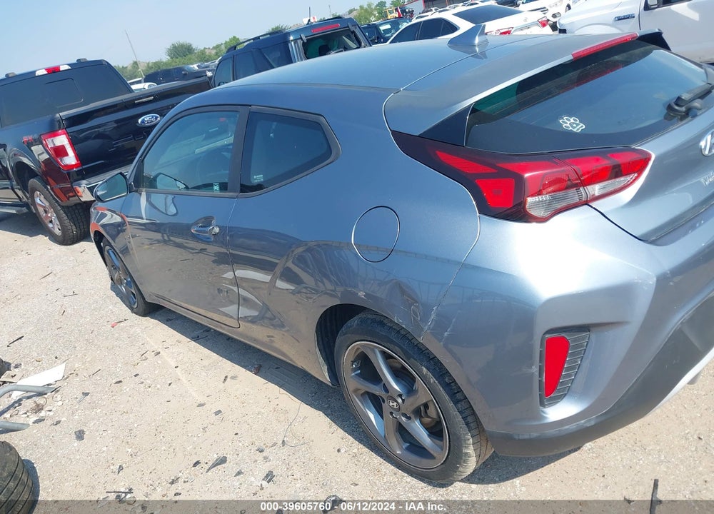 2019 HYUNDAI VELOSTER 2.0 VIN: KMHTG6AF5KU018418