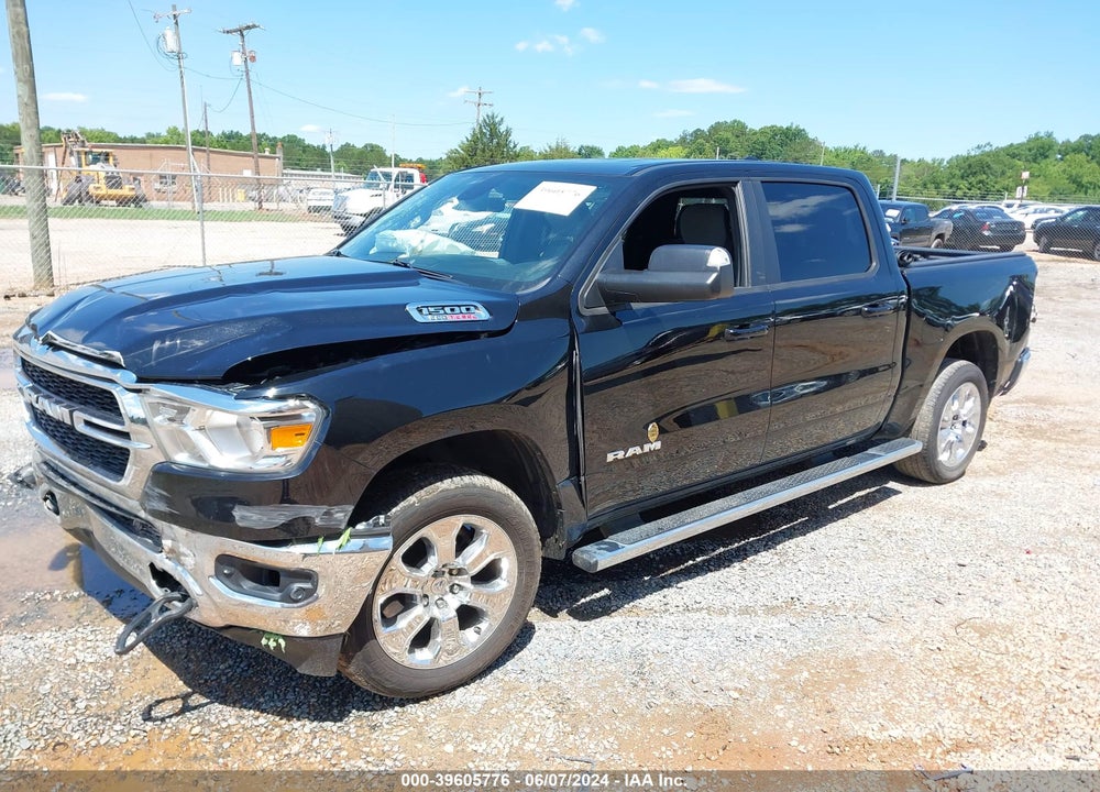 2022 RAM 1500 BIG HORN 4X4 5'7 BOX VIN: 1C6SRFFM8NN155232