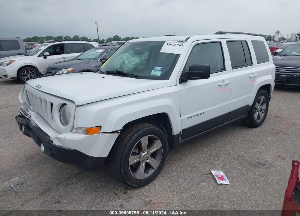 2017 JEEP PATRIOT HIGH ALTITUDE FWD VIN: 1C4NJPFA9HD132996