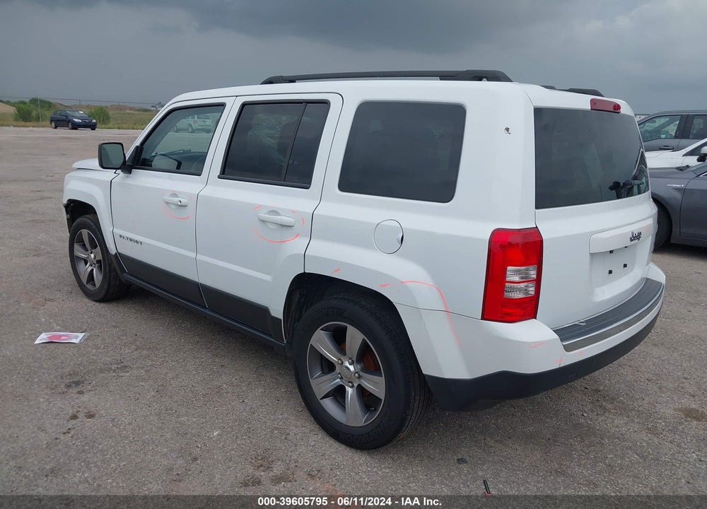 2017 JEEP PATRIOT HIGH ALTITUDE FWD VIN: 1C4NJPFA9HD132996