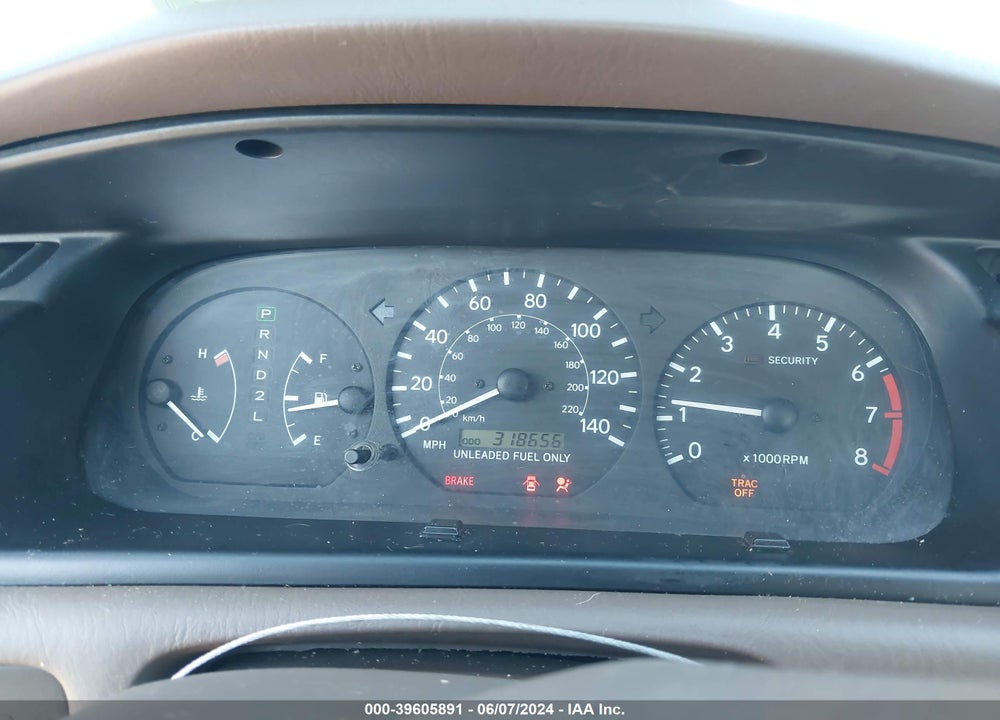 1998 TOYOTA CAMRY LE V6/XLE V6 VIN: JT2BF28K9W0145449
