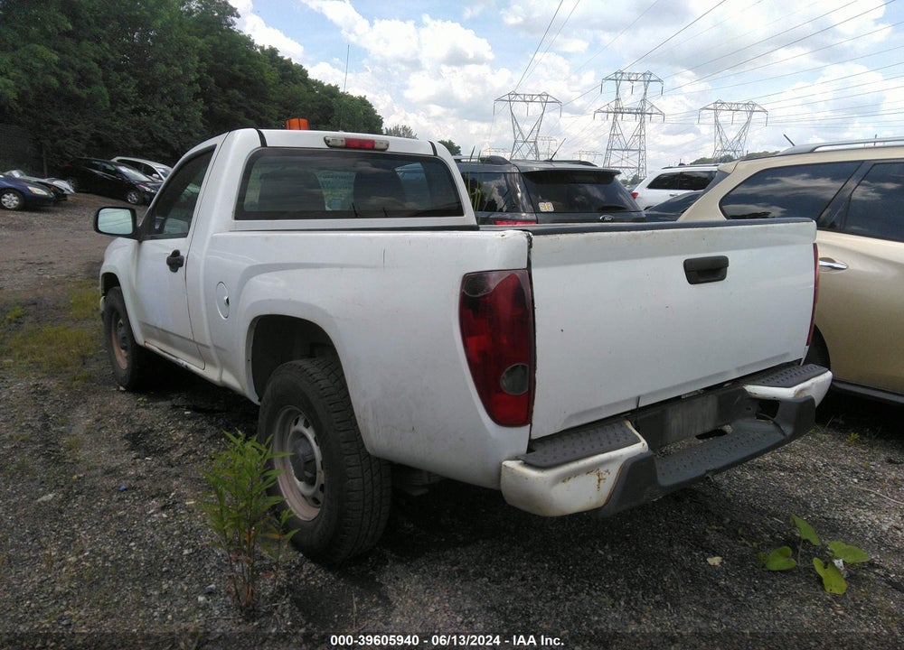 2011 CHEVROLET COLORADO WORK TRUCK VIN: 1GCCSBF92B8104650