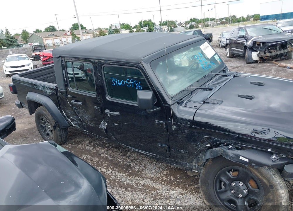 2022 JEEP GLADIATOR SPORT 4X4 VIN: 1C6HJTAGXNL150837