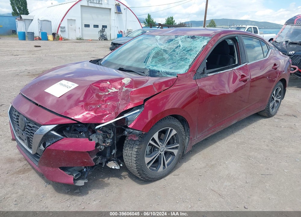 2020 NISSAN SENTRA SV XTRONIC CVT VIN: 3N1AB8CV9LY258616
